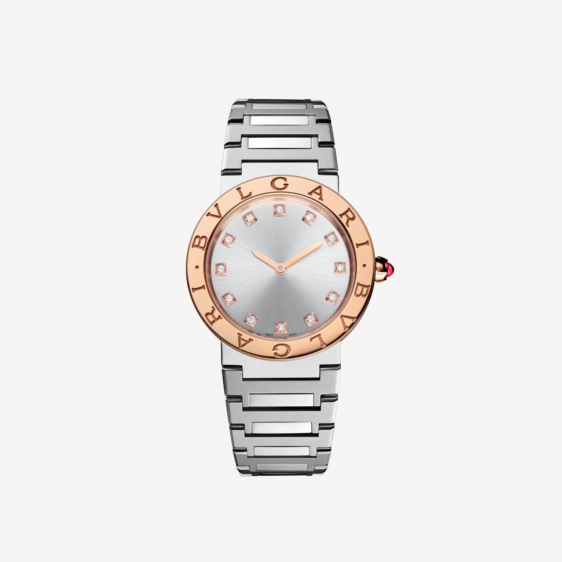  Shop Authentic Bvlgari Bvlgari Bvlgari Lady Diamonds Silver Dial Silver Steel Strap Watch for Women - BVLGARI103577 - Luxxuri