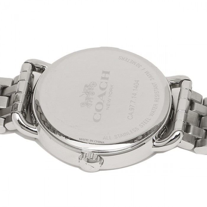 Coach Delancey White Dial Stainless Steel Watch For Women - 14502810
