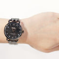 Coach Delancey Black Dial Black Steel Strap Watch For Women - 14502812