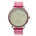 Coach Delancey White Dial Red Leather Strap Watch for Women - 14502879