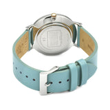 Coach Perry Mother of Pearl White Dial Blue Leather Strap Watch for Women - 14503271