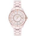 Coach Preston Pink Dial Pink Steel Strap Watch for Women - 14503463