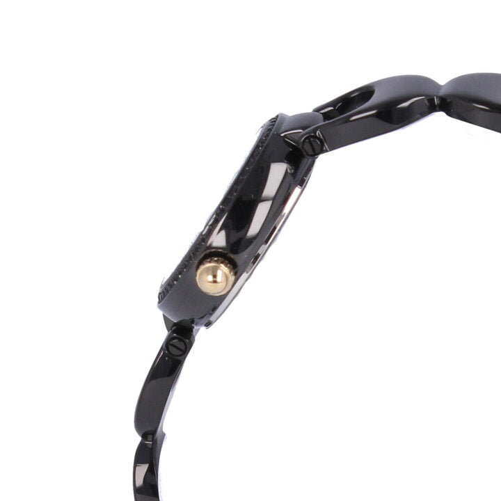 Coach Park Swarovski Crystals Black Dial Black Steel Strap Watch for Women - 14503564