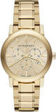  Shop Authentic Burberry The City Gold Dial Gold Steel Strap Watch for Women - BU9753 - Luxxuri
