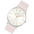 Coach Perry White Dial Pink Leather Strap Watch for Women - 14503128