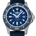  Shop Authentic Breitling Superocean 44mm Diver Pro III Special Mariner Blue Dial Blue Rubber Strap Mens Watch - Y1739316/C959 - Luxxuri
