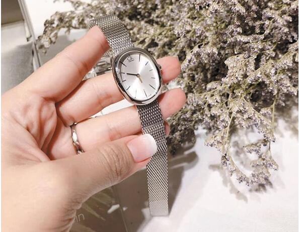  Shop Authentic Calvin Klein Incentive Silver Dial Silver Mesh Bracelet Watch for Women - K3P23126 - Luxxuri