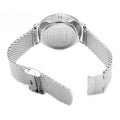 Coach Charles Black Dial Silver Mesh Bracelet Watch for Men - 14602144