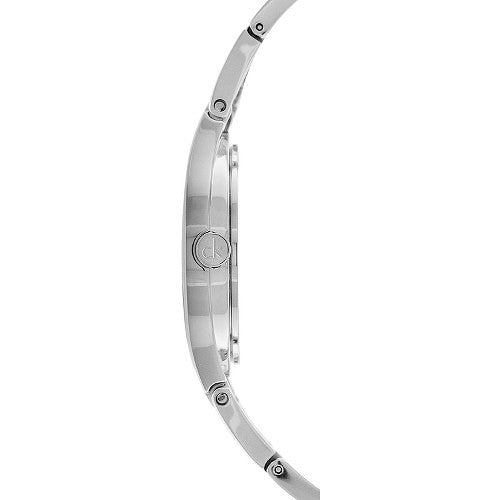  Shop Authentic Calvin Klein Class White Dial Silver Steel Strap Watch for Women - K6R23126 - Luxxuri