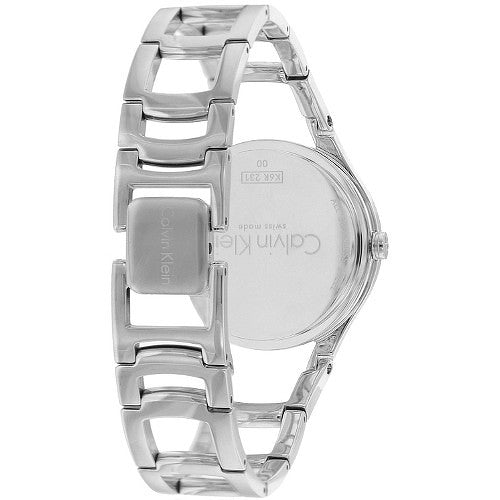  Shop Authentic Calvin Klein Class White Dial Silver Steel Strap Watch for Women - K6R23126 - Luxxuri