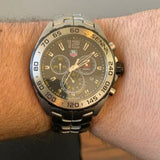 Shop Authentic Tag Heuer Formula 1 Senna Limited Edition Chronograph Black Dial Silver Steel Strap Watch for Men - CAZ1013.BA0883 - Luxxuri