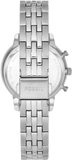  Shop Authentic Fossil Neutra Chronograph Silver Dial Silver Steel Strap Watch for Women - ES5217 - Luxxuri