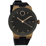  Shop Authentic Movado Bold Fusion Black Dial Black Silicone Strap Watch for Men - 3600622 - Luxxuri