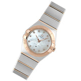  Shop Authentic Omega Constellation Manhattan Quartz Diamonds Mother of Pearl Dial Two Tone Steel Strap Watch for Women - 131.20.25.60.55.001 - Luxxuri