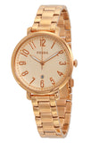  Shop Authentic Fossil Jacqueline Rose Gold Dial Rose Gold Steel Strap Watch for Women - ES3970 - Luxxuri