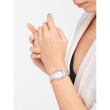  Shop Authentic Bvlgari Serpenti Seduttori Diamonds Silver Dial Silver Steel Strap Watch for Women - SERPENTI103361 - Luxxuri