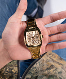  Shop Authentic Guess Phoenix Multi Function Gold Dial Gold Steel Strap Watch for Men - GW0456G2 - Luxxuri