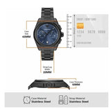 Shop Authentic Emporio Armani Analog Chronograph Blue Dial Silver Steel Strap Watch For Men - AR11561 - Luxxuri