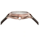  Shop Authentic Emporio Armani Mia Moonphase Silver Dial Brown Leather Strap Watch For Women - AR11568 - Luxxuri