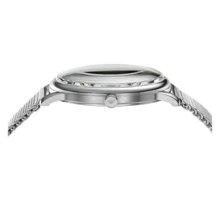  Shop Authentic Emporio Armani Minimalist Quartz Blue Dial Silver Steel Strap Watch For Men - AR11571 - Luxxuri