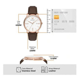  Shop Authentic Emporio Armani Dress Quartz White Dial Brown Leather Strap Watch For Men - AR11011 - Luxxuri