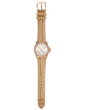  Shop Authentic Michael Kors Mini Everest Crystals White Dial Brown Leather Strap Watch for Women - MK4719 - Luxxuri