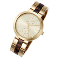  Shop Authentic Michael Kors Garner Multifunction Gold Dial Two Tone Steel Strap Watch For Women - MK6471 - Luxxuri