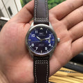  Shop Authentic IWC Pilots Watch Mark XVII Edition Le Petit Prince Blue Dial Brown Leather Strap Watch for Men - IW326506 - Luxxuri