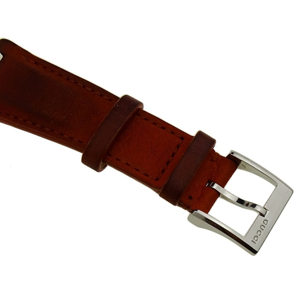  Shop Authentic Gucci Interlocking G Brown Dial Brown Leather Strap Watch For Men - YA133319 - Luxxuri