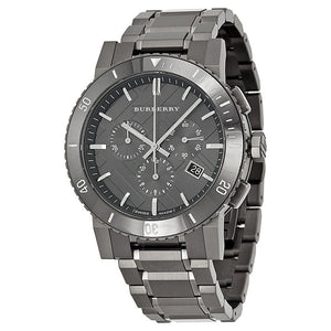  Shop Authentic Burberry The City Grey Dial Gunmetal Grey Steel Strap Watch for Men - BU9381 - Luxxuri