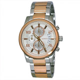  Shop Authentic Guess Exec Chronograph White Dial Two Tone Steel Strap Watch for Men - W0075G2 - Luxxuri