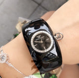 Shop Authentic Emporio Armani Casual Analog Black Dial Black Leather Strap Watch For Women - AR0739 - Luxxuri