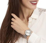  Shop Authentic Guess Chiffon Silver Dial Silver Mesh Bracelet Watch For Women - W1083L1 - Luxxuri