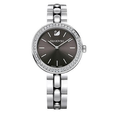  Shop Authentic Swarovski Daytime Rhinestone Grey Dial Silver Steel Strap Watch for Women - 5213681 - Luxxuri