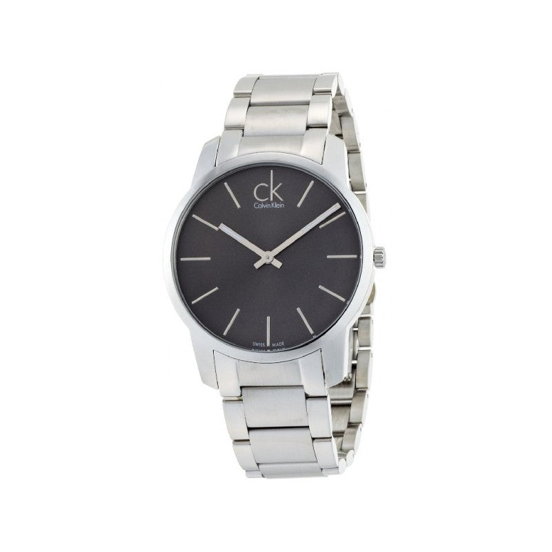  Shop Authentic Calvin Klein City Black Dial Silver Steel Strap Watch for Men - K2G21161 - Luxxuri