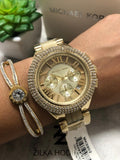  Shop Authentic Michael Kors Camille Gold Dial Gold Steel Strap Watch for Women - MK5902 - Luxxuri
