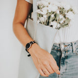  Shop Authentic Daniel Wellington Petite Cornwall Black Dial Black Nylon Strap Watch for Women - DW00100247 - Luxxuri