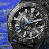  Shop Authentic Tag Heuer Aquaracer Calibre 5 Black Nylon Strap Carbon Dial Watch for Men -  WBD218C.FC6447 - Luxxuri