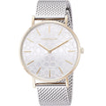Coach Perry Silver Dial Silver Mesh Bracelet Watch for Women - 14503387