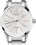  Shop Authentic Calvin Klein Bold Silver Dial Silver Steel Strap Watch for Men - K2246120 - Luxxuri