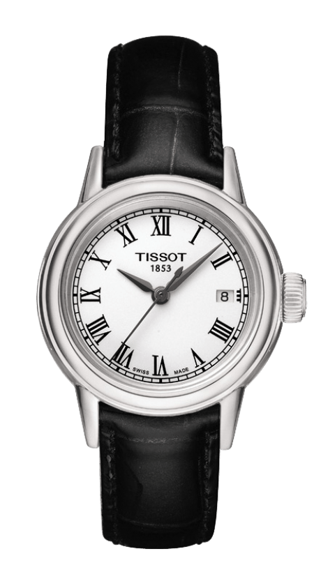  Shop Authentic Tissot T Classic Carson White Dial Brown Leather Strap Watch For Women - T085.210.16.013.00 - Luxxuri