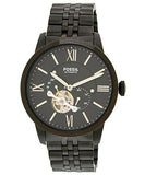  Shop Authentic Fossil Townsman Multi Function Mechanical Black Dial Black Steel Strap Watch for Men - ME3062 - Luxxuri