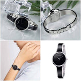  Shop Authentic Calvin Klein Seduce Black Dial Two Tone Steel Strap Watch for Women - K4E2N111 - Luxxuri