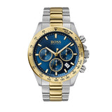  Shop Authentic Hugo Boss Hero Blue Dial Two Tone Steel Strap Watch for Men - 1513767 - Luxxuri