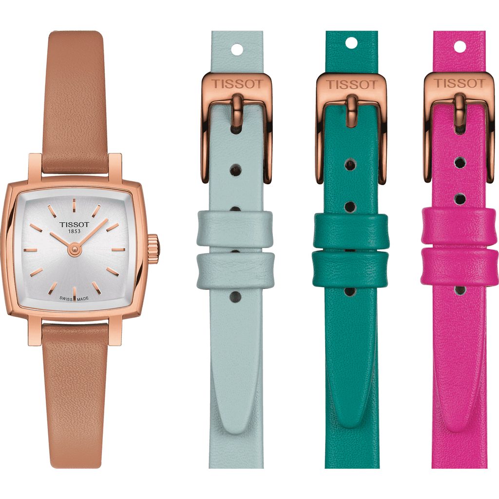  Shop Authentic Tissot T Lady Lovely Square White Dial Pink Leather Strap Watch For Women - T058.109.36.031.00 - Luxxuri