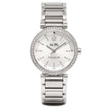 Coach Sports Crystals Silver Dial Silver Steel Strap Watch for Women - 14502194