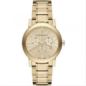  Shop Authentic Burberry The City Gold Dial Gold Steel Strap Watch for Women - BU9753 - Luxxuri