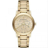  Shop Authentic Burberry The City Gold Dial Gold Steel Strap Watch for Women - BU9753 - Luxxuri