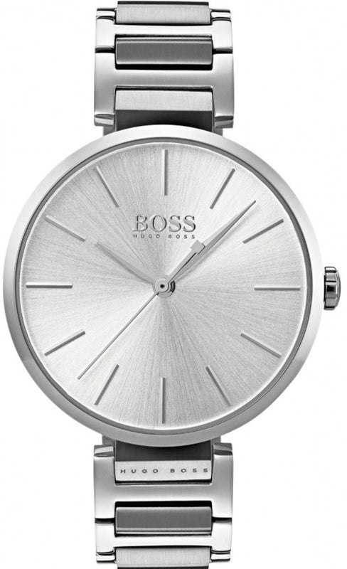  Shop Authentic Hugo Boss Allusion Quartz Silver Dial Silver Steel Strap Watch For Women - 1502414 - Luxxuri