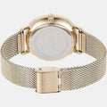 Hugo Boss Infinity Gold Dial Gold Mesh Bracelet Watch for Women - 1502520